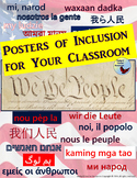 We the People Poster in Multiple Languages #kindnessnation