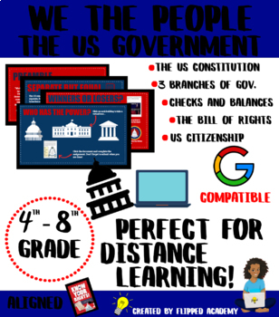 Preview of We the People- The United States Government HyperDoc