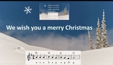 We wish you a merry Christmas  Lessons leading to performance