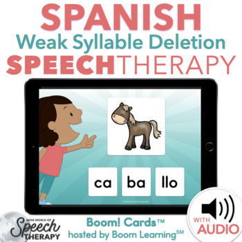Preview of Weak Syllable Deletion Spanish Speech Therapy Phonological Processes