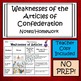 articles of confederation homework