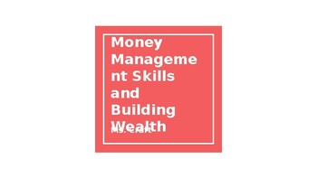 Preview of Wealth Building and Financial Literacy