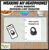 Wearing My Headphones - featuring a boy character