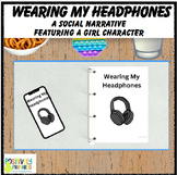 Wearing My Headphones - featuring a girl character