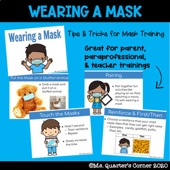 Preview of Wearing a Mask Training Steps for Parents or Teachers