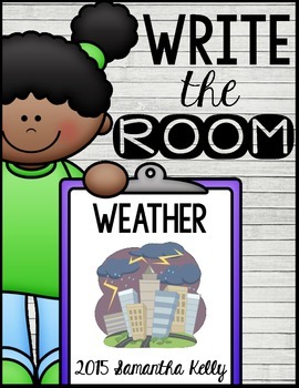 Preview of Weather Write the Room Center