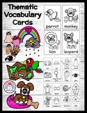 Weather, 5 Senses, Safari, Detective, Dogs - Vocabulary Ca