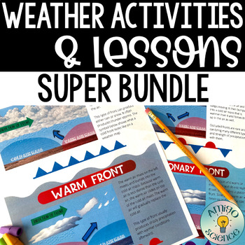 Preview of Weather Activities Super Bundle - Sixteen Resources - All About the Weather!
