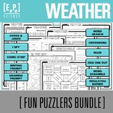 Weather Activity Bundle | Puzzle Challenges and Word Games