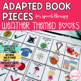 Weather Adapted Book Pieces for Speech Therapy | Special E