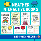 Weather Speech Language Books - Weather Interactive Adapted Books