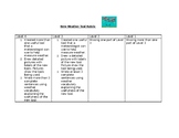 Weather Assessment/Choice Activity w/Rubric