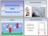Weather- Atmosphere & Temperature - Presentation and Guide