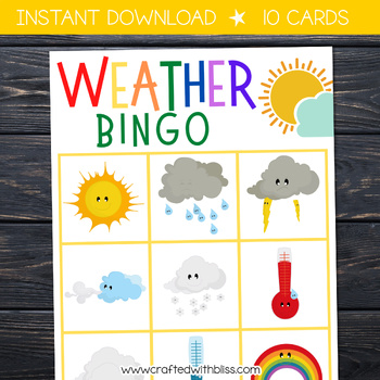 Weather Bingo: PreK and K, PBS KIDS