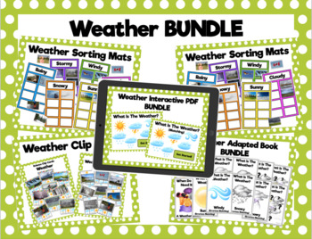 Weather BUNDLE by Spec Ed Superstars | Teachers Pay Teachers