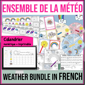 Preview of Weather BUNDLE in French | Ensemble de la météo en français