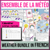 Weather BUNDLE in French | Ensemble de la météo en français