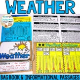 Weather Bag Book & Passages | Interactive Notebook | Weath