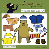 Weather Bear Clip Art