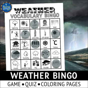 Preview of Weather Bingo Game