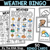 Weather Bingo Game Fun Activities Welcome Back from Spring Break 