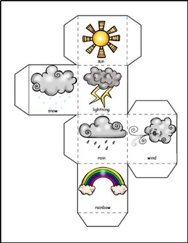 Weather Activities Math and Literacy Bundle, Weather Theme for Weather Unit