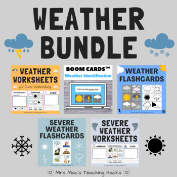 Weather Bundle by Mrs Mac's Teaching Hacks | Teachers Pay Teachers