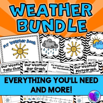 Weather Bundle - Graphing - Tracking - Posters | TPT