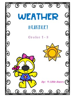 Preview of Weather Bundle! - Science - Elementary Weather Unit - Editable!