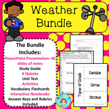 Weather Bundle – Upper Elementary – No Prep, Print, & Go by Teacher on ...