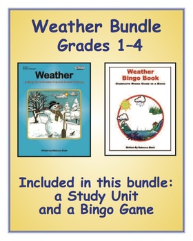 Preview of Weather Bundle for Grades 1 to 4 Science Classes