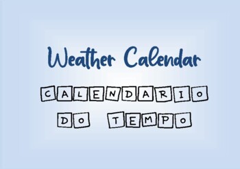 Preview of Weather  Calendar Observation
