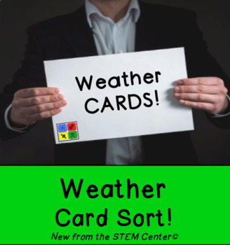 Preview of Weather: Card Sort - Distance Learning Friendly