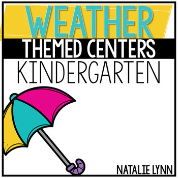 Preview of Weather Centers for Kindergarten