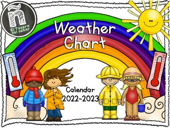 Preview of Weather Chart - Calendar - Tracking Weather - 2022-2023