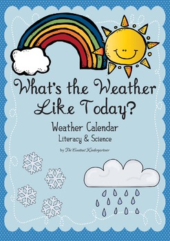 Preview of Weather Classroom Calendar Pre-K and Kindergarten