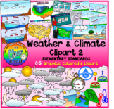 Weather & Climate Clipart 2 (Elementary Standards)