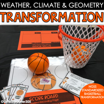 Preview of Weather, Climate & Geometry: Basketball Classroom Transformation