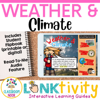 Preview of Weather & Climate LINKtivity® (Severe Weather, Climates Around the World, Tools)