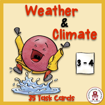 Preview of Weather & Climate Task Cards.