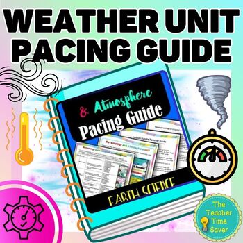 Preview of Weather &Climate Unit Pacing Guide Curriculum Map- Earth Science Curriculum