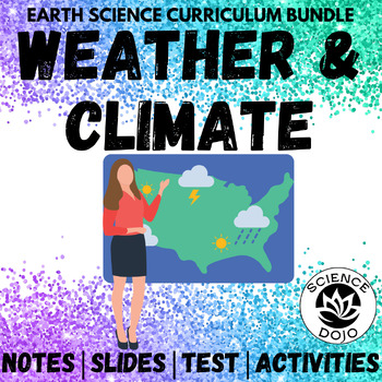Preview of Weather, Climate and Earth's Atmosphere Unit Bundle | Meteorology Curriculum