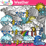 Weather Clipart: Climate, Erosion, & Water Cycle Graphics {Glitter Meets Glue}