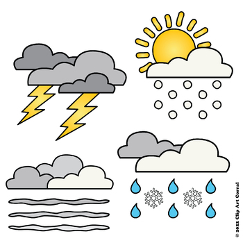 Weather Outline Clipart-outdoor weather thermometer clipart black