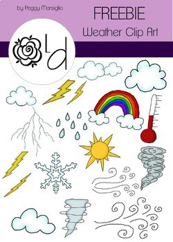 Preview of Weather Clip Art Freebie