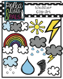 Weather Clip Art (Polka Dots and Pals)
