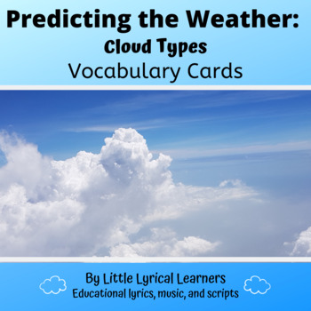 Preview of Weather Vocabulary Cards