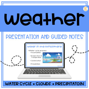 Weather Clouds and Precipitation Presentation by E is for Education