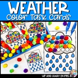 Weather Color Matching - Fine Motor Activities - Color Task Cards