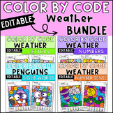 Weather Color by Code Bundle Editable